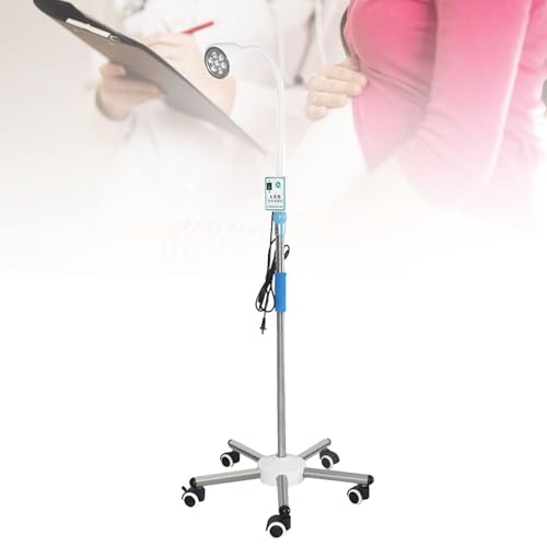 Cashwise Chirurgische Untersuchungslampe Multi-Winkel-Beleuchtung Mobile chirurgische medizinische Untersuchung Lichtlampe Bodenständer Typ PET Lampe Chirurgie Licht für Gynäkologie, Ambulant von Cashwise