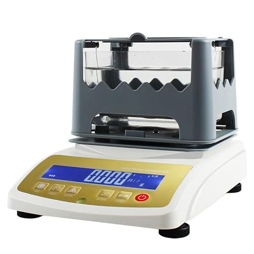 Cashwise Goldreinheitsprüfgerät, Golddichtemessgerät mit LCD-Anzeige, Edelmetall-Platindichtemessgerät für die Schmuckindustrie, Bank- und Pfandindustrie, Gold- und Edelmetallforschungslabor XF600K von Cashwise