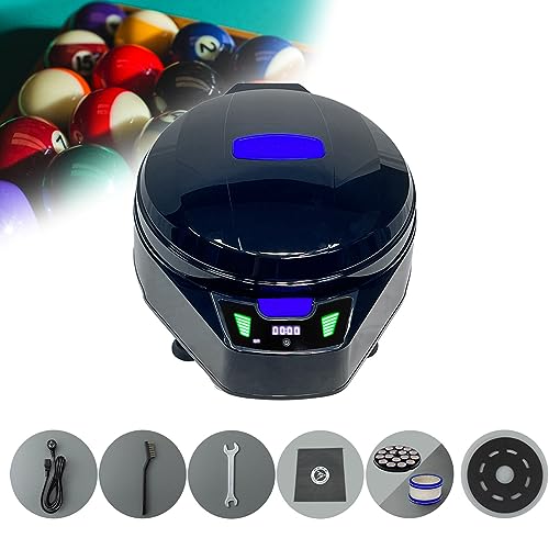 Cashwise Pool-Ball-Set, automatischer Pool-Ball-Reiniger, 16/22 Bälle, Snooker-Billard-Ball-Ultraviolett-Poliermaschine, kugelsicher mit Stoßdämpfung, LED-Anzeige von Cashwise