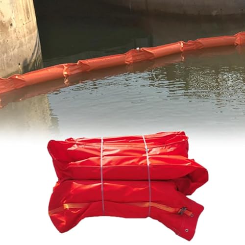 Cashwise Schwimmende Ölsperre aus PVC, robuste, Wiederverwendbare Rückhaltebarriere, Ölverschmutzungskontrolle für Häfen, Flüsse und Notfallmaßnahmen, PVC-Ölsperre mit anpassbaren Größen,0.9 * 10M Cashwise Schwimmende Ölsperre aus PVC, robuste, Wiederverwendbare Rückhaltebarriere, Ölverschmutzungskontrolle für Häfen, Flüsse und Notfallmaßnahmen, PVC-Ölsperre mit anpassbaren Größen,0.9 * 10M von Cashwise