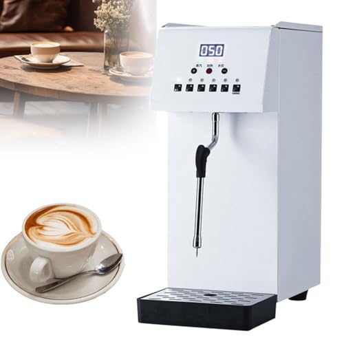 Elektrischer Dampfschaumbereiter, 2500 W kommerzieller Mehrzweck-Milchaufschäumer, mit LED-Anzeige, für Tee-, Kaffee- und Dessertläden von Cashwise