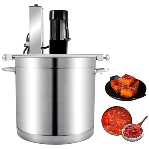 Kommerzieller elektrischer Marmeladenmixer, tragbarer automatischer Topfrührer aus Edelstahl mit 4-Blatt-Schaber für Suppe, Chili, Soße, Getränk, Marmelade und Brei,85L Kommerzieller elektrischer Marmeladenmixer, tragbarer automatischer Topfrührer aus Edelstahl mit 4-Blatt-Schaber für Suppe, Chili, Soße, Getränk, Marmelade und Brei,85L von Cashwise