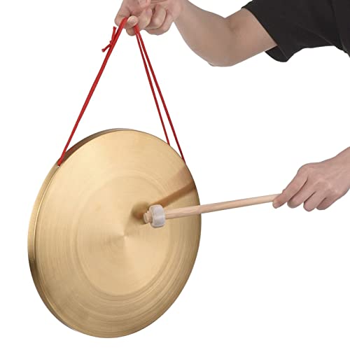 32 cm Hand Gong Cymbals Messing Kupfer Gong Chapel Opera Percussion Instrument Rundspiel Hammer von Casiler