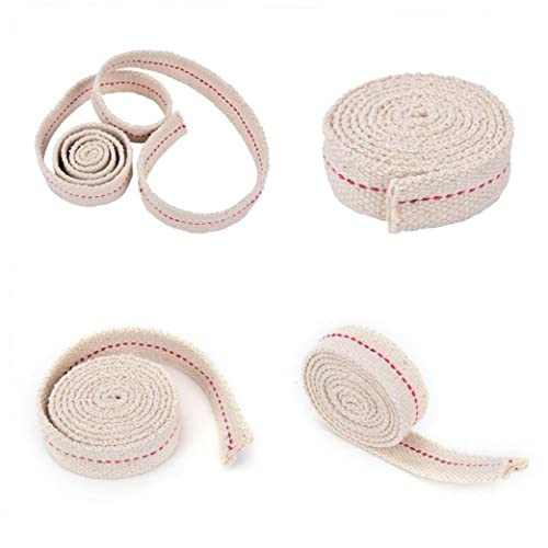 Casiler 3pcs 1meter Kerosinlampe Dochte Geflochtenes Wattebuchs Docht Wattesöllampe Docht Für Öllampe von Casiler