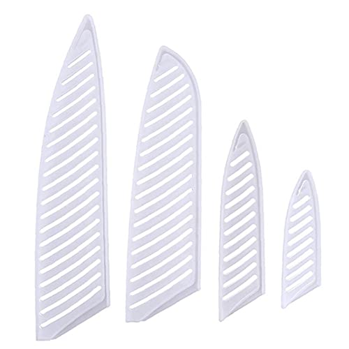 4 Stücke Transparente Messerabdeckung Kunststoff Küchenmesser Blade Protector Cover 4 Stücke Transparente Messerabdeckung Kunststoff Küchenmesser Blade Protector Cover von Casiler
