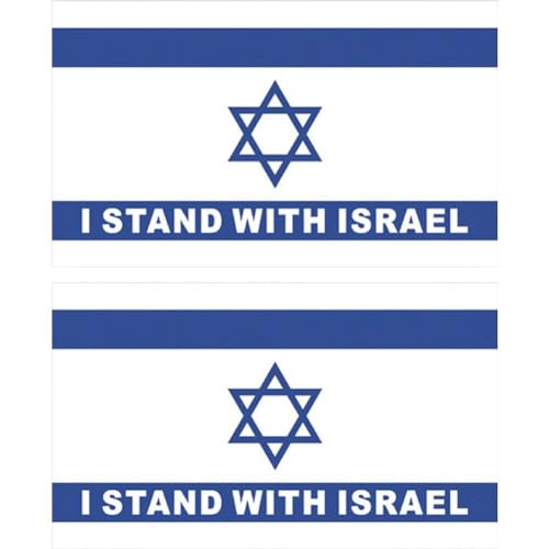 4pcs Israel Flagge Nationales Emblem -autoaufkleber Jüdische Flagge -aufkleber Wasserdichtes Pvc Vinyl Motorrad Laptop Aufkleber Helm -abziehbild von Casiler