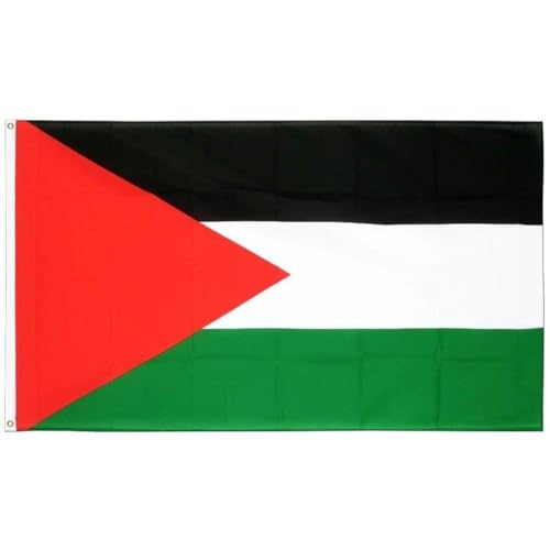 Casiler 90 X 150 cm Große Palästina-Flagge Aus Polyester, Lebendige Farben Und Uv-beständige Palästinensische Flaggen von Casiler