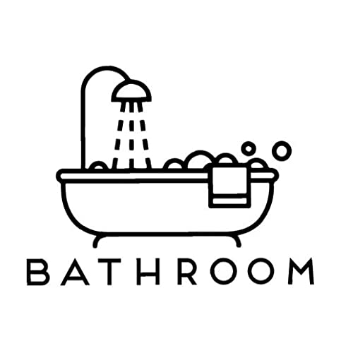 Casiler DIY Lustige Türaufkleber Badezimmer Badewanne Badewanne Dusch Tür Wandkunst Aufkleber Aufkleber wasserdichte Dekoration von Casiler