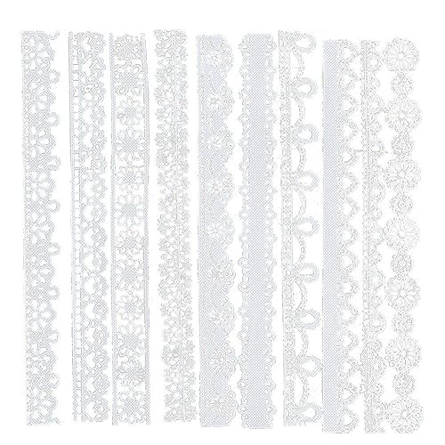 Casiler Scrapbooking Paper Hohlspitze Für Scrapbooking Spitze Bastelpapier Geschirr Dekoratives Verpackungsmuster Tür Sammelalbumpapier von Casiler