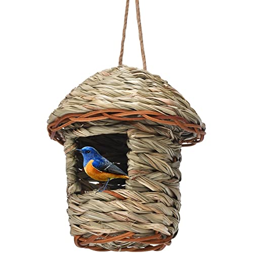 Casiler Strohvogel Nest Papageihung Brütete Grashöhle Garten Gras Vögel Summbirdnest Für Rasenhaus von Casiler