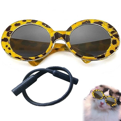 Kleine Katzenkätzchen Brillen Haustiergläser Hund Sonnenbrille Haustier Vorräte Kätzchen Haustier Sonnenbrille Cosplay Kostüm Fotos Requisiten von Casiler