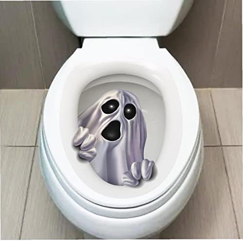 Toilettendeckel Abziehbilder Aufkleber Dekorationen Scary Toilet Cover Wandaufkleber Diy Badezimmer Wohnkulturabziehbilder Aufkleber Aufkleber von Casiler