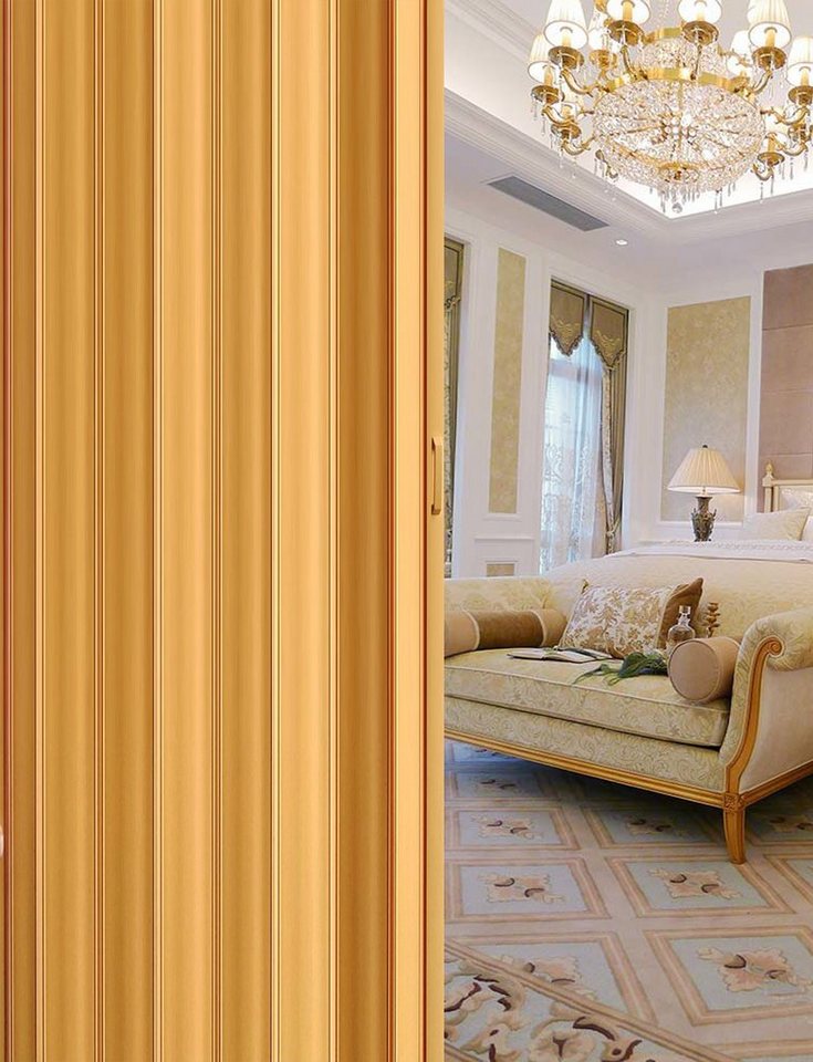 Casiloo® Falttür Falttür Kunststoff PVC Falttüre Schiebetür Nischentür Raumtrennung von Casiloo®