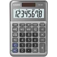 CASIO Tischrechner MS-80F grau von Casio