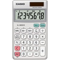 CASIO Taschenrechner SL-305ECO silber von Casio