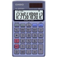 CASIO SL-320TER+ Taschenrechner 12-stellig Solar/Batterie, Währungsumrechnung, Steuerberechnung von Casio