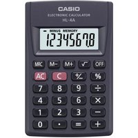 CASIO Taschenrechner HL-4A schwarz von Casio