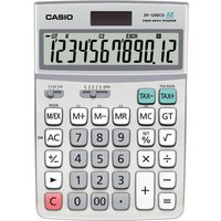 CASIO Tischrechner DF-120ECO silber von Casio
