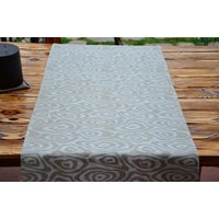 Jacquard Leinen Tischläufer Rustikale Tischdekoration | 50x62cm von CasiopeiaDesign
