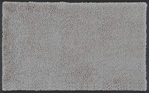 Casita Fußmatte Adora Light Grey, 75x120 cm, innen und außen, waschbar von Casita Living