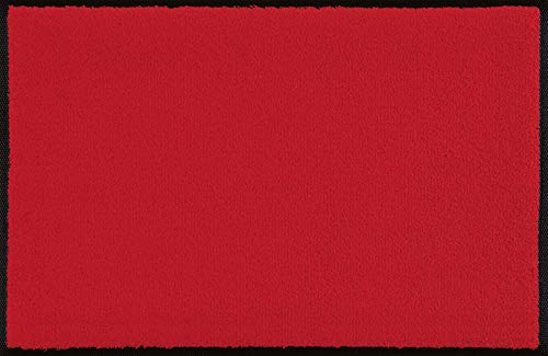 Casita Fußmatte Adora Red, 50x75 cm, innen und außen, waschbar von Casita Living