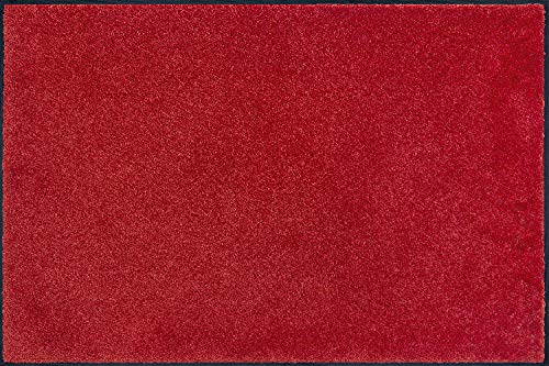 Casita Fußmatte Adora Red, 75x120 cm, innen und außen, waschbar von Casita Living