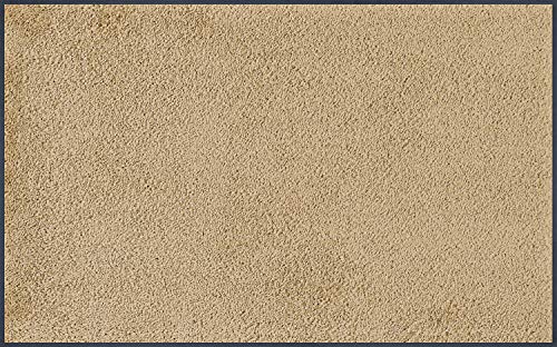 Casita Fußmatte Adora Sand, 75x120 cm, innen und außen, waschbar von Casita Living