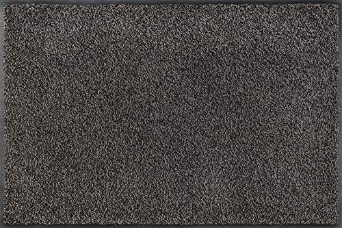 Casita Fußmatte Pablo Taupe-Schwarz, 50x75 cm, innen und außen, waschbar von Casita Living