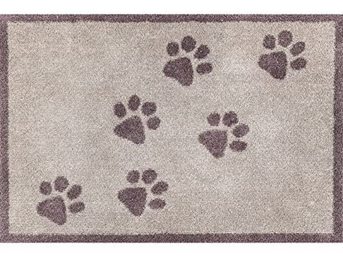 Casita Living DT Fußmatte Paws, 50x72cm, Baumwolle innen, waschbar von Casita Living