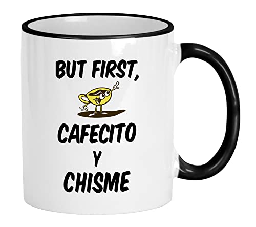 Casitika Cafecito y Chisme Kaffeetasse Latino/Mexikanische Mutter oder Tia, 325 ml von Casitika
