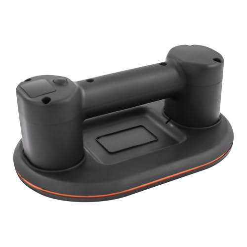 Fliesenheber,Elektrischer Vakuum-Saugheber mit 300kg Tragkraft – Industrieller Sauggreifer für Glas/Metall (24x16cm, 4000mAh Akku, 5-7 Tage Laufzeit, Schwarz) von Caskunbsy