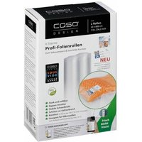 Caso Design - Profi-Folienrollen 20 x 600 cm 2 Stück für Vakuumiersysteme und Sous Vide von CASO DESIGN