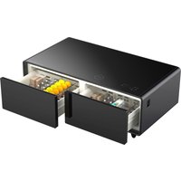 Caso Getränkekühlschrank "792 Sound & Cool Black", 792, 46 cm hoch, 130,5 cm breit, Loungetisch mit Kühlfächern, Soundbar und Lademöglichkeiten von Caso