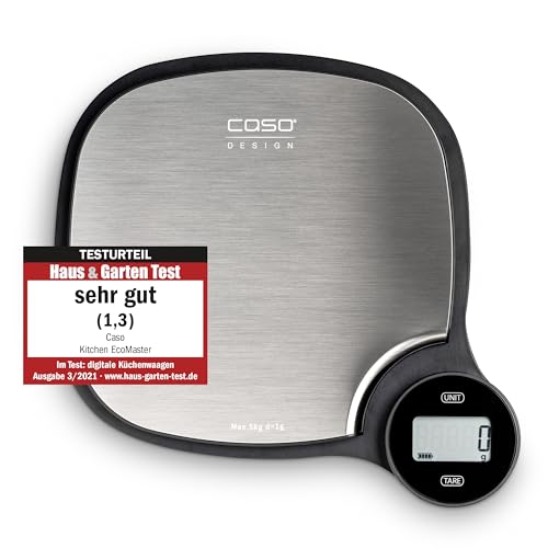 Caso Kitchen EcoMaster - Design Küchenwaage, Testurteil: Sehr Gut, digitale Küchenwaage, batterielose Nutzung durch kinetische Energie, Wiegeskala bis 5 kg, silver Caso Kitchen EcoMaster - Design Küchenwaage, Testurteil: Sehr Gut, digitale Küchenwaage, batterielose Nutzung durch kinetische Energie, Wiegeskala bis 5 kg, silver von Caso