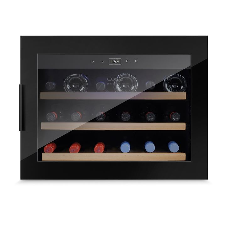 Design Einbaukühlschrank WINESAFE 18 BLACK von Caso