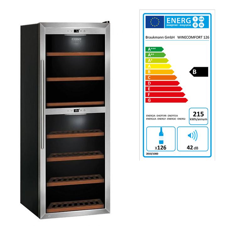 Weinkühlschrank WINE COMFORT COMFORT 126 von Caso