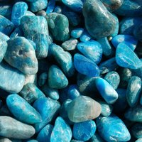 20-25 Stück Blaue Apatit Kristall Trommelsteine, Xs Gemme Kristalle von CasparCuriosities