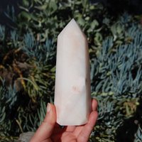 6, 25 Zoll 1, 6 Pfund Xl Rosa Aragonit-Kristallturm von CasparCuriosities