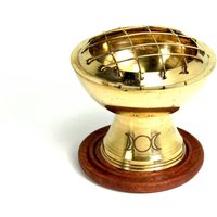 Triple Moon Messing Kohlebrenner Für Resin Räucherstäbchen Triple Moon Messing Kohlebrenner Für Resin Räucherstäbchen von CasparCuriosities