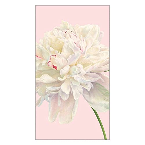 Caspari Duchess Peonies Gästehandtuch-Servietten aus Papier, Rouge, 15 Stück pro Packung Caspari Duchess Peonies Gästehandtuch-Servietten aus Papier, Rouge, 15 Stück pro Packung von Caspari
