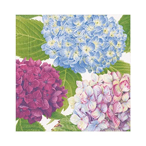 Caspari Hortensie Garten Serviette Luncheon blau, Papier, 20 Stück, 16,5 x 16,5 x 3 cm Caspari Hortensie Garten Serviette Luncheon blau, Papier, 20 Stück, 16,5 x 16,5 x 3 cm von Caspari