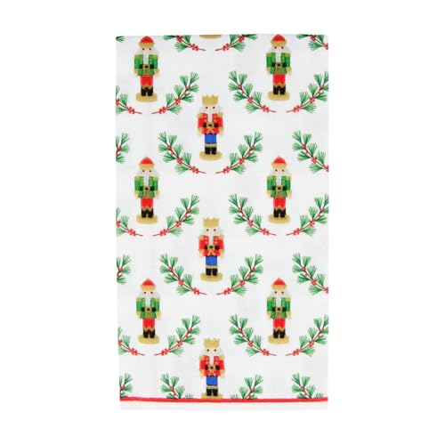 Caspari Little Nutcracker Gästehandtuch-Servietten, 15 Stück pro Packung von Caspari