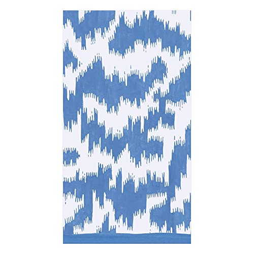 Caspari Modern Moir Paper Guest Towel Napkins in Blue – 15 Stück von Caspari