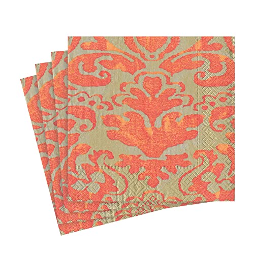 Caspari Palazzo Papierservietten, Koralle, 20 Stück pro Packung Caspari Palazzo Papierservietten, Koralle, 20 Stück pro Packung von Caspari