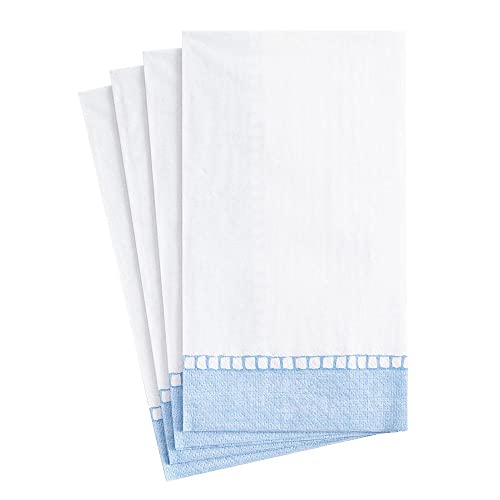 Caspari Papierservietten mit Leinenbordüre, Hellblau, 15 Stück pro Packung Caspari Papierservietten mit Leinenbordüre, Hellblau, 15 Stück pro Packung von Caspari