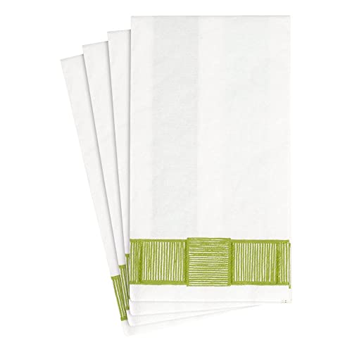 Caspari Papierservietten mit Schleifenbordüre, Grün, 15 Stück pro Packung Caspari Papierservietten mit Schleifenbordüre, Grün, 15 Stück pro Packung von Caspari
