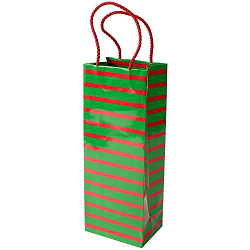 Entertaining with Caspari Bretagne Bottle Bag, 5 by 3-1/2 by 13", Red Entertaining with Caspari Bretagne Bottle Bag, 5 by 3-1/2 by 13", Red von Caspari