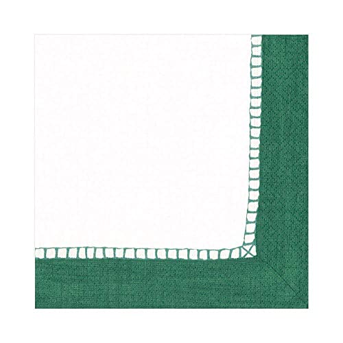 Entertaining with Caspari Emerald Linen Luncheon Napkins, Emerald, Pack of 20 von Caspari