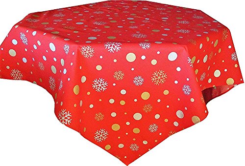 Cassa Luyton Weihnachten Tischdecke Canvas Modern 140x100x1 cm rot von Cassa Luyton