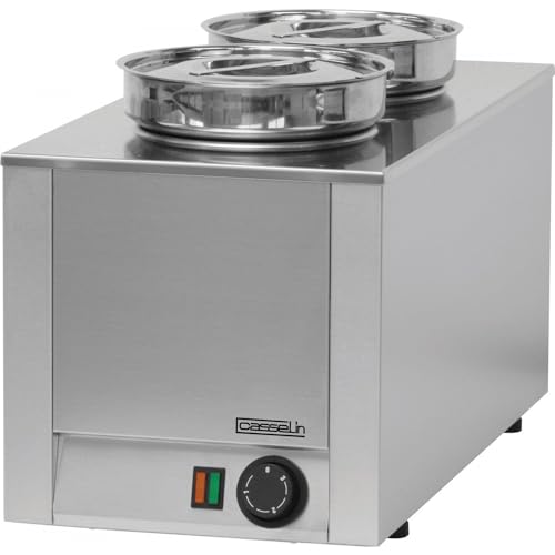 Casselin 3611630001137 Saucen Bain-Marie 2-fach, 4.5 liters, Roestvrij Staal von Casselin